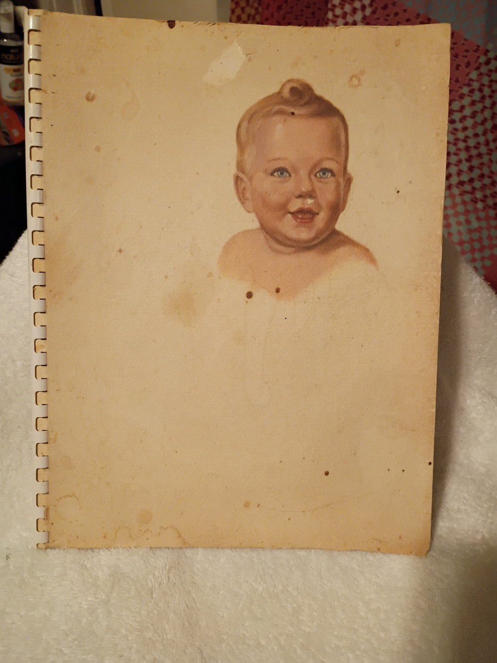 Gerber Baby Illustration on Cream Background
